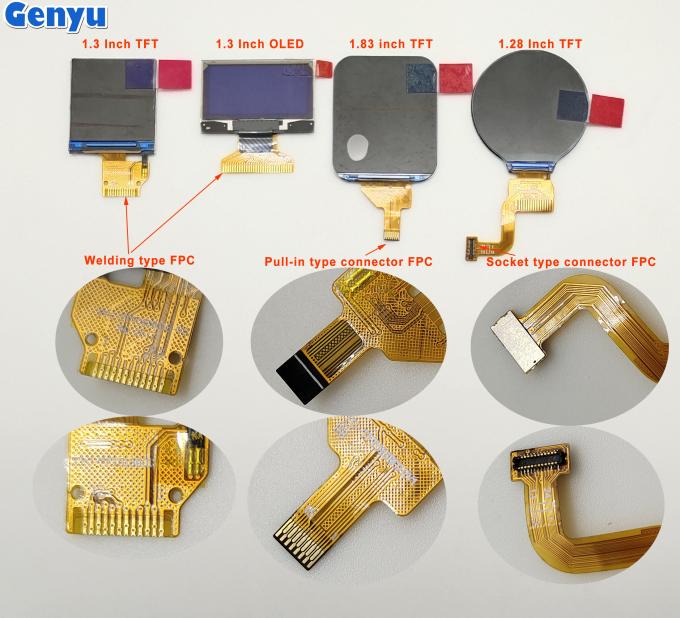 1.77 in&ccedil; TFT LCD Ekran 128x160 Nokta 12 Saat 22 Pin 8 Bit Paralel K&uuml;&ccedil;&uuml;k Boyut 2