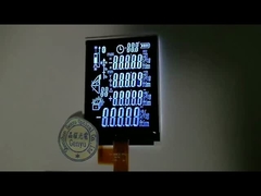 Siyah Segment COG LCD VA Ekran Beyaz Karakterler 2.4 Inch LCD Ekran For Rangefinder
