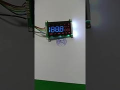 Mavi Bölümler VA LCD Modülü Siyah 5V LCD Ekran PCB ile Beyaz Arkaplan