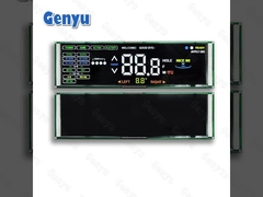 Siyah VA LCD Ekranı Golf Ekipmanı İçin Yedi Segment 5V LCD Ekranı