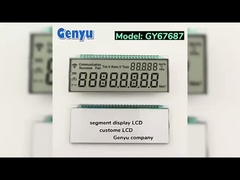 HTN Custom Segment LCD Display 6 O'Clcok 3.3V 26PIN Gaz sayaçları için
