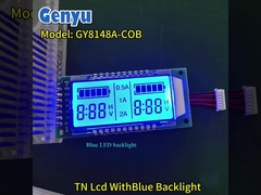 Özelleştirme Bölüm LCD Modülleri TN 6 basamaklı LCD Ekran Mavi arka ışık