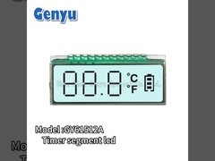 TN Segment Özel LCD Ekranı 2 Renkli LED Arkaplanı