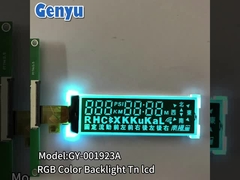 COG Segment LCD Ekranı TN Negatif 20pin FPC RGB Renkli Arkaplan Işığı
