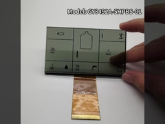 3.0V Özel LCD Panel Siyah İpek Ekranı Bölünmüş TN İletilebilir FPC Bağlantı