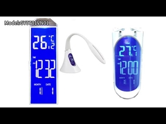 Özel LCD Ekran HTN Bölümü Mavi Zebra Beyaz Arkaplan Masa Lampası için