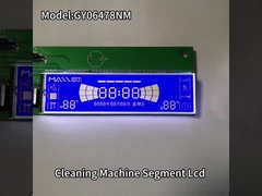 Özel Tasarımlı LCD Ekran STN Segment Mavi 30PIN Temizlik Makinesi için