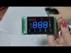 3.3V Özel Segment LCD Ekran TN Elektrik Sayıcısı İçin Yansıtıcı Beyaz Arkaplan