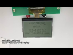 2.72 inç 128x64 LCD COG Ekran Grafik FSTN Ekran Pozitif Beyaz Arkaplan 36PIN FPC