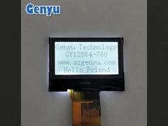 0.96 inç 128x64 Monochrome FSTN LCD Ekran 15 pin Beyaz Arkaplan Işıklı SPI Arayüzü