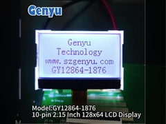 2.15 inç 128x64 LCD Ekran COG Dot Matrix FSTN ST7567 10PIN Soket Tipi
