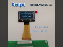 Mavi Renk 1.3 Inch OLED Ekran 128x64 Piksel SH1106 30PIN Uzun FPC ZIF Tipi