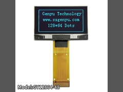 Serial Interface 1.54 Inch OLED Display Panel Mavi Renkli 128x64 Dots 24PIN
