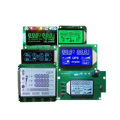 LCD Polarize Geçirgen/Yarı Geçirgen/Yansıtıcı Özel Monokrom 7 Segment LCD Nokta Vuruşlu COB Ekran Modülü Kartı