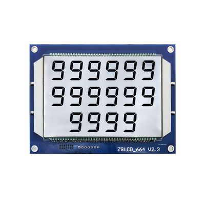 İyi bir fiyat. 4.8V Elektronik LCD Ekranı 664 Fule Dispenser TN Segment 130PIN Beyaz Arkaplan çevrimiçi