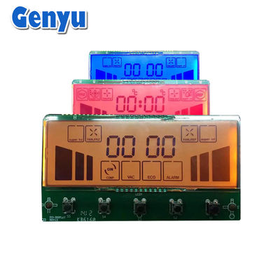 İyi bir fiyat. FSTN özelleştirilebilir LCD Ekranı Pozitif Segmentli 3 Renkli Dondurucu Arkaplan Işığı çevrimiçi