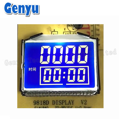 İyi bir fiyat. Özel STN Bölünmüş LCD Ekran Mavi Arkaplan Karıştırıcı Makine için Beyaz Sayılar çevrimiçi