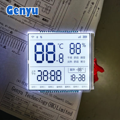 İyi bir fiyat. Kare Özel LCD Ekran HTN Beyaz Arkaplan Işıklı Termostat LCD Ekran çevrimiçi