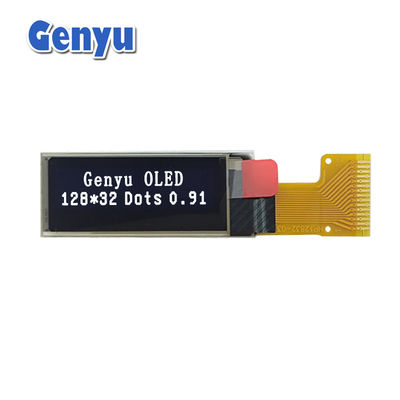 İyi bir fiyat. 0.91 inç OLED Ekran 128x32 Çözünürlük Beyaz 15 pin FPC SPI Arayüzü çevrimiçi