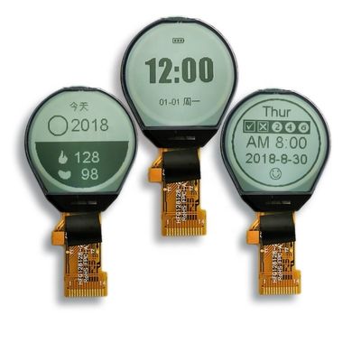 İyi bir fiyat. 1.3inch GY128128-23 Round LCD Module 4-Spi FSTN Custom Monochrome Dot Matrix Clock COG LCD Screen 128x128 Circle Display çevrimiçi