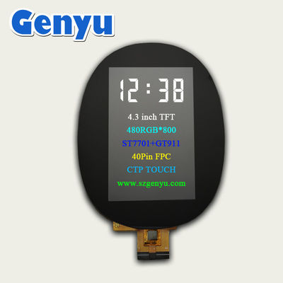 İyi bir fiyat. 4.3 inç TFT Dokunmatik Ekran LCD Kapasitatif Dokunmatik Ekran 480x800 Nokta 40pin RGB Arayüzü çevrimiçi
