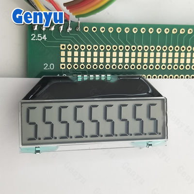 Su sayaçları için arka ışık olmadan özel LCD ekran TN segmentli COG PIN