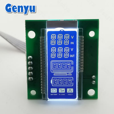 İyi bir fiyat. RoHS 14 Segment LCD Ekranı HTN Mavi Arkaplan Beyaz Arkaplan Işık SMT_HT1621 çevrimiçi