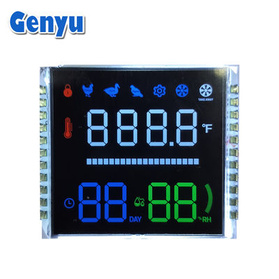 İyi bir fiyat. Renkli Sayılar 7 Bölüm VA LCD Ekran 22PIN Yumurta Inkubatörü İçin Beyaz Arkaplan çevrimiçi