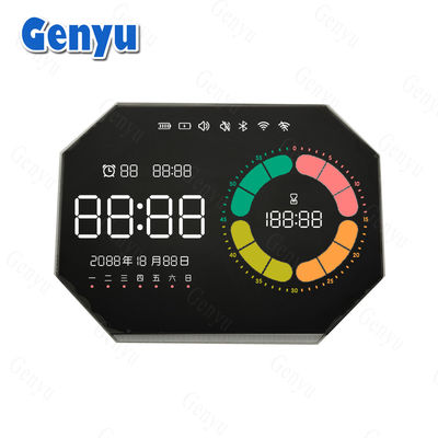 İyi bir fiyat. Özel Şekil VA LCD Ekran Renkli Bölünmüş LCD Ekran 4Digit Zebra Ekranı Saat için çevrimiçi