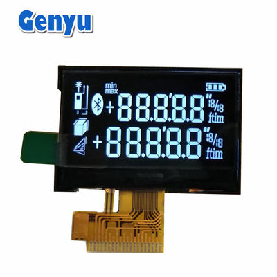 COG FPC VA LCD Bölüm Ekranı Beyaz Siyah SPI Aralık ölçer için arayüz