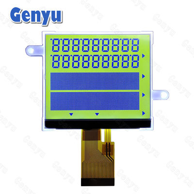 COG Transflektif LCD Ekranı STN Y-G Segmenti Elektronik Ölçek için 3.8 Inç