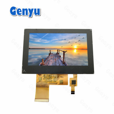 İyi bir fiyat. 480*272 4.3 Inch TFT LCD Ekran Kapasitatif Dokunmatik Ekran CTP 40pin FPC 24-Bit RGB çevrimiçi
