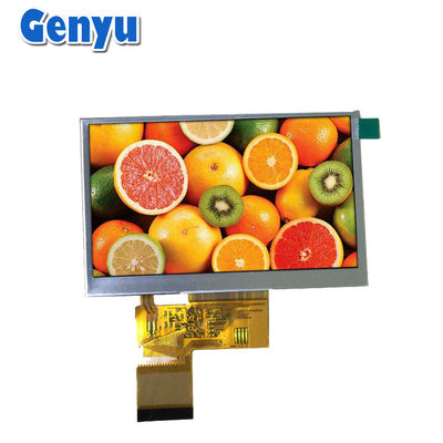 TN 4.3 Inch TFT LCD Paneller 6 Saat 480x272 Nokta ST7282 40PIN RGB Arayüzü