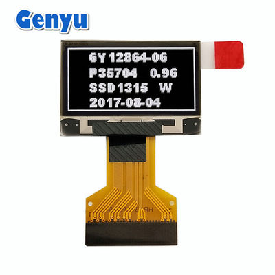 İyi bir fiyat. Beyaz Grafikler 0.96 Inch OLED Ekran 128 * 64 Nokta 0.5mm 30pin FPC Bağlantısı çevrimiçi