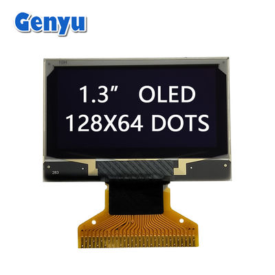 Yüksek Kontrastlı 1.3 Inch OLED Ekran 128x64 Nokta SH1106 30PIN Lehimleme FPC