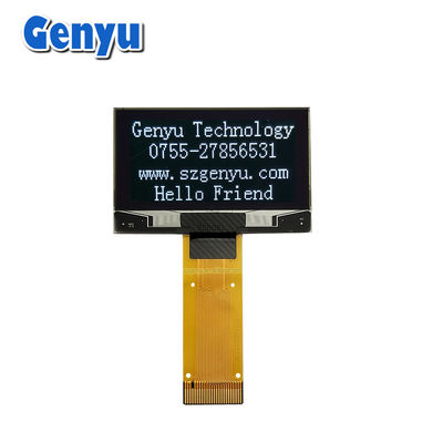 Yüksek Kontrastlı 1.54 '' OLED Ekran Beyaz Renk 128x64 Çözünürlük SPD0301 24pin FPC