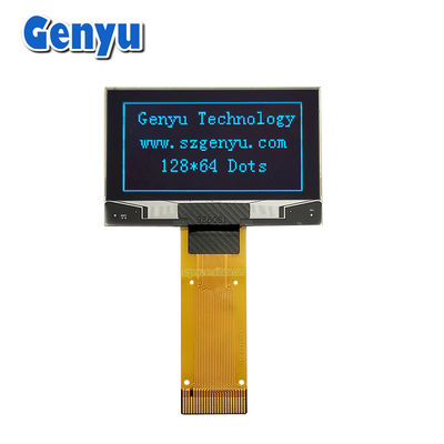 Serial Interface 1.54 Inch OLED Display Panel Mavi Renkli 128x64 Dots 24PIN