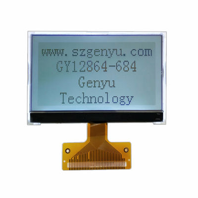 İyi bir fiyat. 2.72 inç 128x64 LCD COG Ekran Grafik FSTN Ekran Pozitif Beyaz Arkaplan 36PIN FPC çevrimiçi