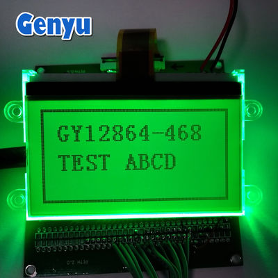 2.9 inç LCD Ekran 128 * 64 LCD Ekran STN Yansıtıcı Yeşil Arkaplan Işık