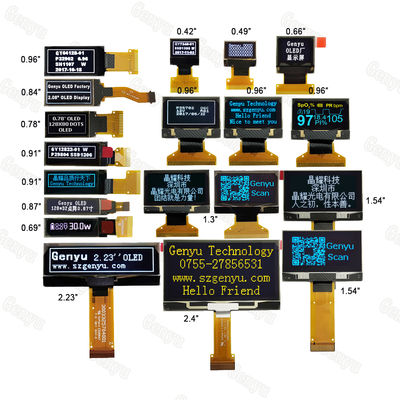 İyi bir fiyat. 128X64 OLED Customized Fpc Spi i2c Micro Monochrome 0.91 0.96 Oled Display Small Lcd Screen Module Panel Mini 128X32 0.96 çevrimiçi