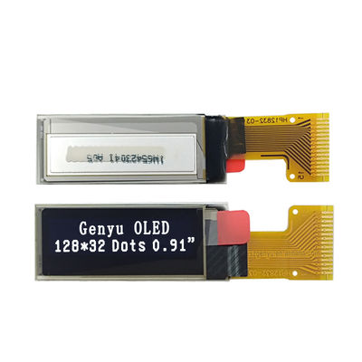İyi bir fiyat. 0.91 Inch 128x32 White Blue OLED Panel 15 Pin 0.91 OLED Display SSD1306 SPI I2C OLED Screen 128*32 Inch 128*32 OLED 128*32 çevrimiçi