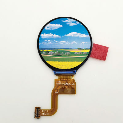 İyi bir fiyat. 4SPI Interface 1.3 inch Tft Lcd 240X240Dots Ips Gc9A01 14Pin Zip Fpc Round Lcd Display For Smart Watches Round Display çevrimiçi
